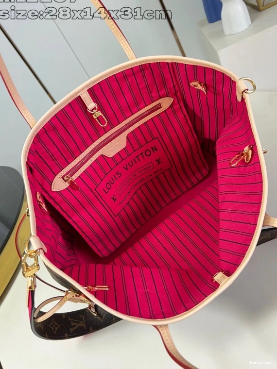 Repzbay Neverfull Bandoulière MM-31*28*14cm Inside Vuitton Out Louis 0821